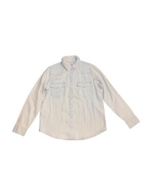 Levi's Denim Western Shirt Button Up Long Sleeve Denim Size Large NWT Cowgirl